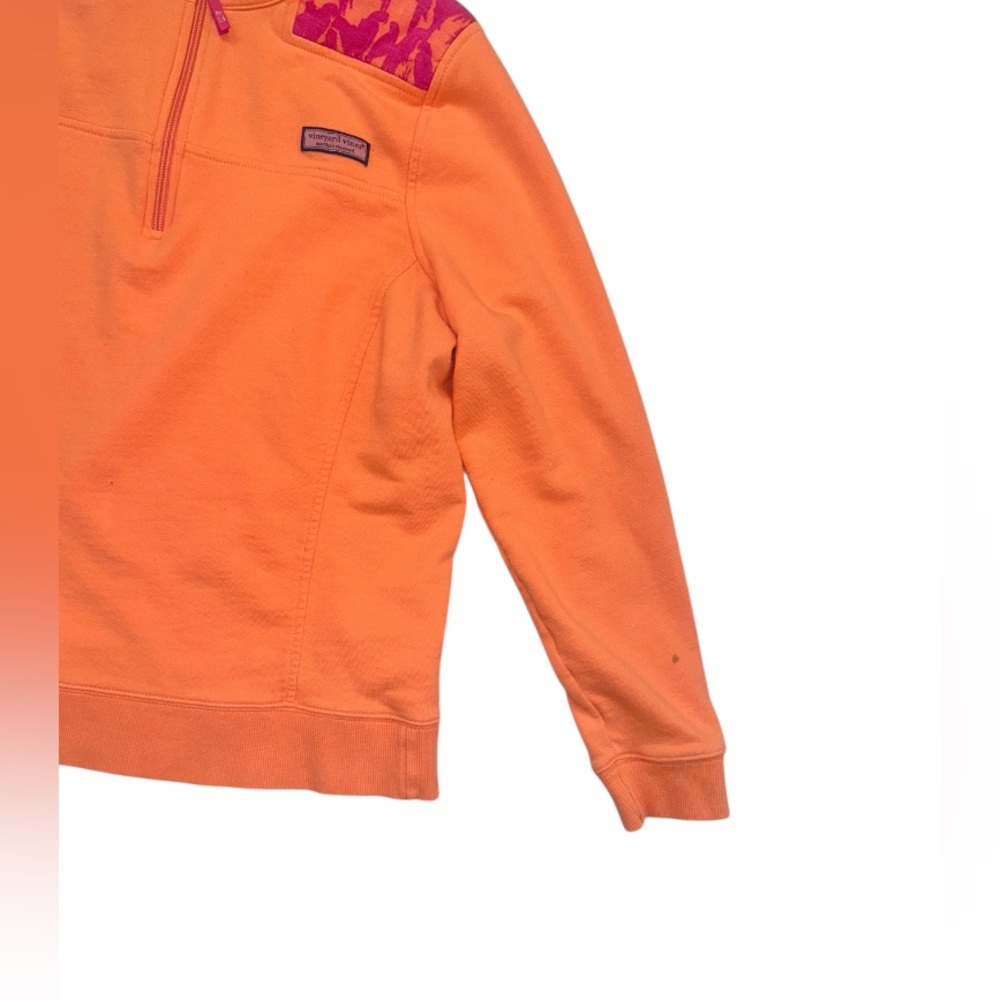 VINEYARD VINES shep 1/2 zip vibrant sweatshirt women’s size medium - Picture 10 of 17